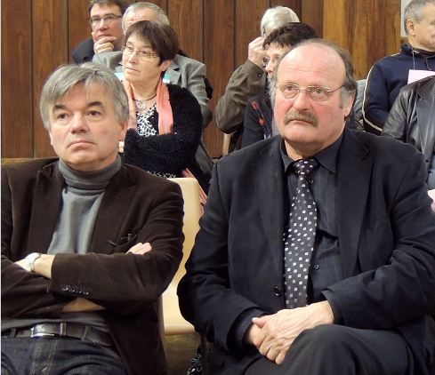 Alain Houpert (Maire de Salives, S&eacute;nateur de la C&ocirc;te-d&rsquo;Or), Michel Fournier (vice-Pr&eacute;sident national de l&rsquo;Association des Maires Ruraux de France) voir pour directeur de AMRF