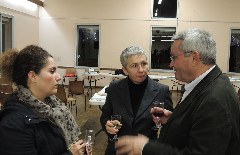 Salom&eacute; Palhavan (Assistante parlementaire du S&eacute;nateur de C&ocirc;te-d&rsquo;Or Fran&ccedil;ois Patriat), Dani&egrave;le Lamalle (Charg&eacute;e de mission Politiques territoriales, D&eacute;veloppement durable, Transports, Europe au Conseil r&eacute;gional de Bourgogne), R&eacute;my Garrot (Maire de Sombernon, Pr&eacute;sident de la Communaut&eacute; de communes du Sombernonnais) 