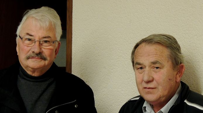 Guy Brunie (Maire d&rsquo;Etevaux), Michel Grey (Maire de Ren&egrave;ve) 