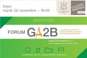 Premier forum "Les solutions au service du maintien à domicile, de la santé et du confort dans le bâtiment".
