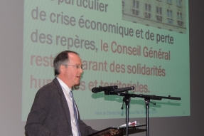 Voeux de Charles Barrière, Conseiller Général du canton d'Is-Sur-Tille.