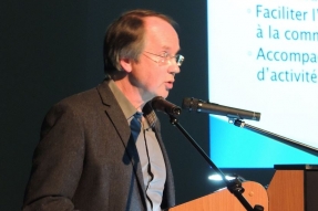 Cérémonie des voeux de Charles Barrière, conseiller général du canton d'Is-sur Tille