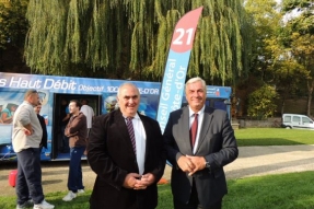 LANCEMENT DES TRAVAUX SUR LE TRES HAUT DEBIT A BEZE