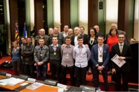 Olympiades des Métiers : les lauréats bourguignons reçus à l'hôtel de région.
