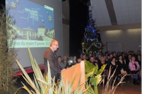 Les voeux de Thierry DARPHIN maire d'Is-sur-Tille.