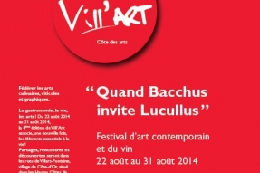 Festival d'art contemporain " Quand Bacchus invite Lucullus "