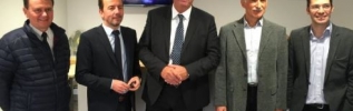 Développement économique, François Sauvadet visite TEB à Corpeau