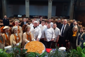 Galette républicaine des artisans boulangers et pâtissiers au Conseil départemental. 