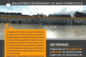 Infos travaux : Nettoyage et entretien de la place de la Libération à Dijon