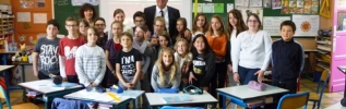 François Sauvadet, un député à l'école !