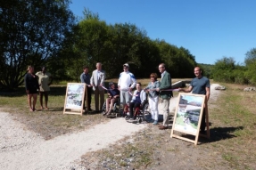 Inauguration de la promenade de Fraiche Fontaine.