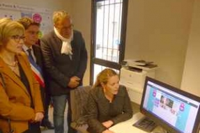 Avec La Poste, Seurre inaugure sa nouvelle Maison de Service Au Public.