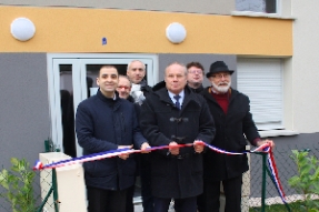 Inauguration des logements de Grand Dijon Habitat dans la résidence « Les carrés traversières » à Crimolois