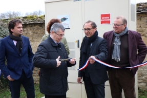 Inauguration des nouveaux centraux à haut et très haut débit (NRA PRM) de Beire-le-Châtel