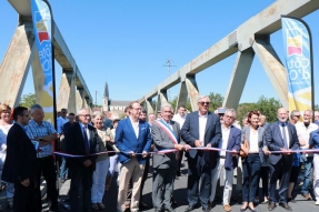 Lamarche-sur-Saône, réouverture du pont Camille Baudry