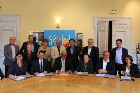 #proximité #territoire : François Sauvadet rencontre les présidents des Communautés de communes et des Pays Côte-d'Oriens