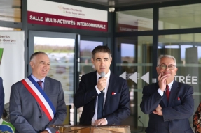 La Communauté de communes de Gevrey-Chambertin et de Nuits-Saint-Georges inaugure la nouvelle salle multi-activités intercommunale de Saulon-la-Chapelle
