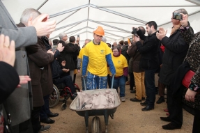 Pose de la première pierre des nouveaux foyers de L'Arche à Dijon
