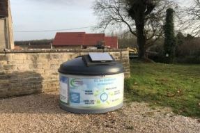 Collecte des biodéchets à la source : la Communauté de communes Rives de Saône inaugure ses Biobornes