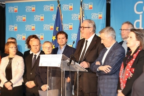 Les voeux d'espoir de François Sauvadet aux Côte-d'Oriens