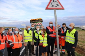 L'aménagement du rond-point d'Asnières-lès-Dijon : tout un symbole !