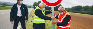 La RD 905 Dijon-Dole repasse à 90 km/h