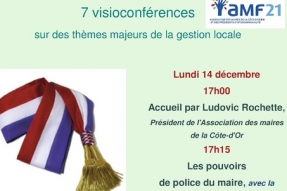 L'AMF 21 organise des Universités des Maires.