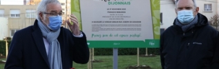 François Rebsamen inaugure la plantation d'un verger urbain