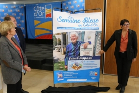 Une Semaine Bleue  pour informer les Côte-d'Oriens sur le maintien à domicile et l'hébergement des personnes agées.
