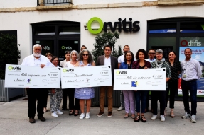 Dons de 5000 euros aux associations Binôme 21, Solidarité femmes 21 et à Emmaüs