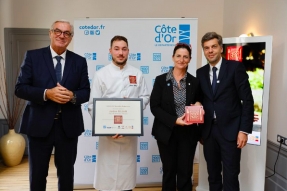 « Savoir-faire 100% Côte-d'Or » : Jordan Billan nouveau chef étoilé ambassadeur de la marque, et 300 agréés en Côte-Or !