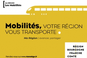 Mobilités, votre Région vous transporte.