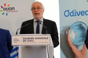 Ressource en eau, François Rebsamen confirme l'engagement de Dijon métropole dans la solidarité territoriale