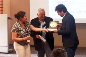 Remise du prix France mobilité par l'ADEME aux Communautés de communes Norge et Tille et Plaine Dijonnaise 