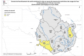 Le préfet prend les premières mesures de restrictions et appelle la population à économiser l'eau