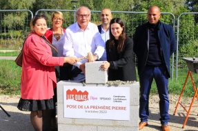 A Dijon, sur le canal de Bourgogne, "Les Quais" posent leur première pierre