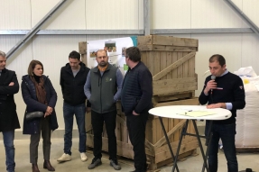 Inauguration d'un bâtiment frigorifique collectif en Val de Saône : optimiser le stockage de produits maraîchers et leur commercialisation 