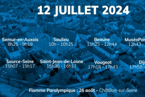 Flammes olympique et paralympique en Côte-d’Or :  présentation des relayeurs du Département et du tracé du relais