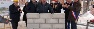 Orvitis pose la première pierre de sa 12ème gendarmerie en Côte-d'Or