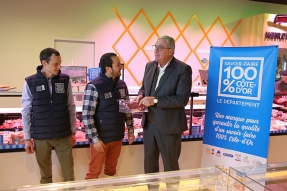 100% Côte-d'Or, une marque pour bien manger et soutenir les producteurs Côte-d'Oriens.