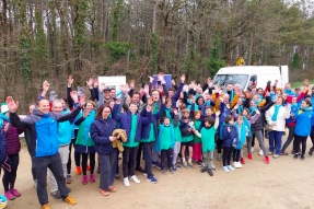 NeTathlon, épreuve de marche à Asnières-lès-Dijon 