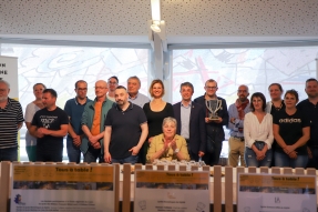 Remise des prix du premier concours régional « Tous à table » au lycée François Mitterrand à Château-Chinon (Nièvre)