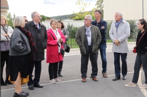Visite du patrimoine immobilier neuf et réhabilité Habellis à Nuits-Saint-Georges