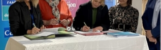 Nathalie Koenders signe la Convention Territoriale Globale (Ctg) entre la ville de Dijon et la Caf de la Côte d’Or