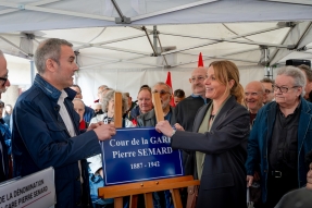 Dijon - Cour de la gare Pierre Semard : "Tous verront désormais le nom de ce cheminot d'exception"
