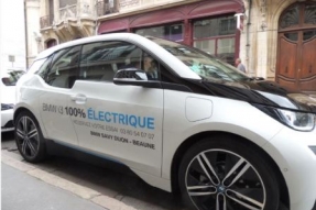 EDF et Shop in Dijon sensibilisent les commerçants Dijonnais à la mobilité électrique. 