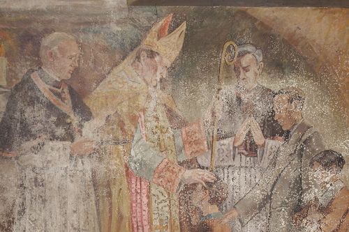 la fresque de l'&eacute;glise Saint-Urse