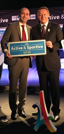 La ville de Chevigny re&ccedil;oit le label "ville active et sportive"