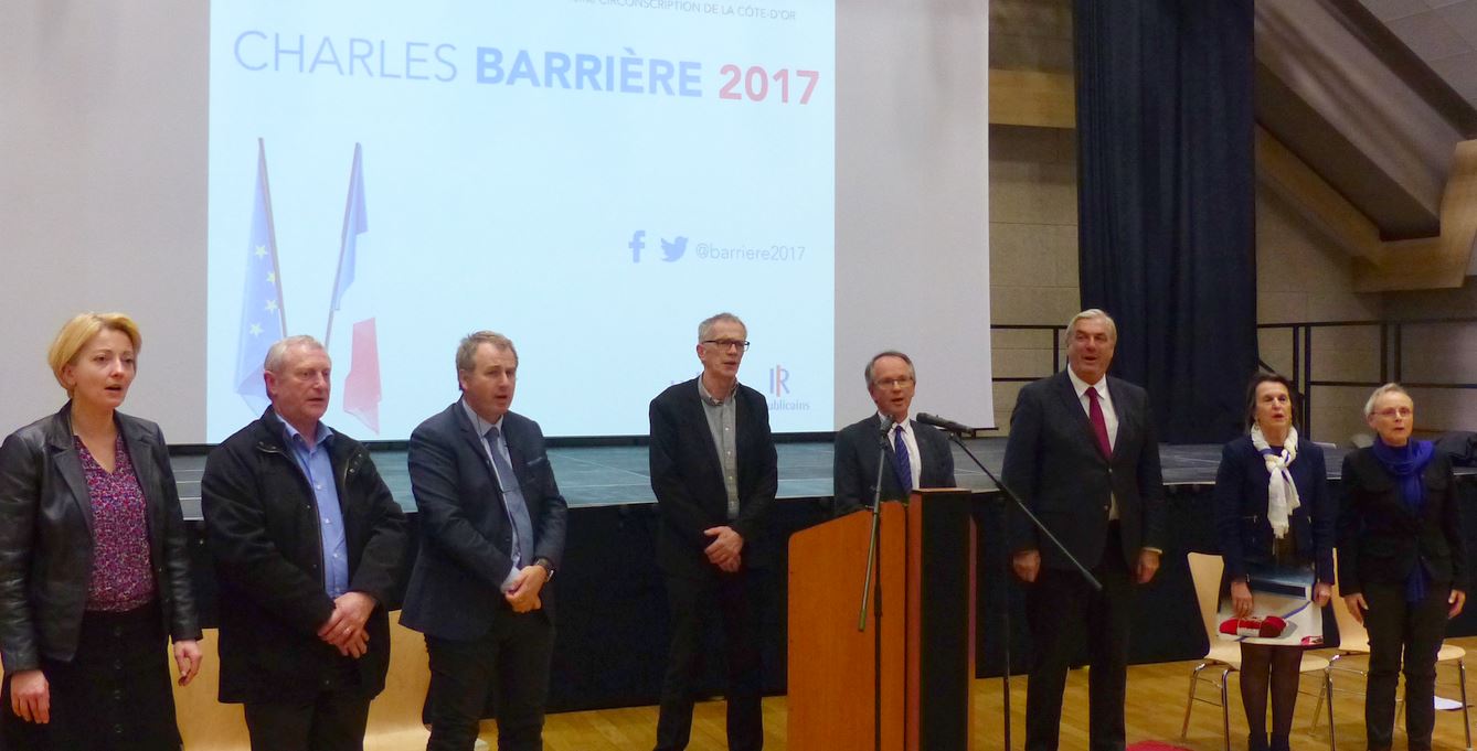 Charles BARRI&Egrave;RE, candidat UDI-Les R&eacute;publicains, de la 4&egrave;me circonscription de C&ocirc;te-d&rsquo;Or