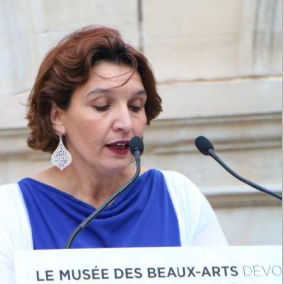Laurence Fluttaz, vice-pr&eacute;sidente &agrave; la culture et au patrimoine de la R&eacute;gion Bourgogne-Franche-Comt&eacute;